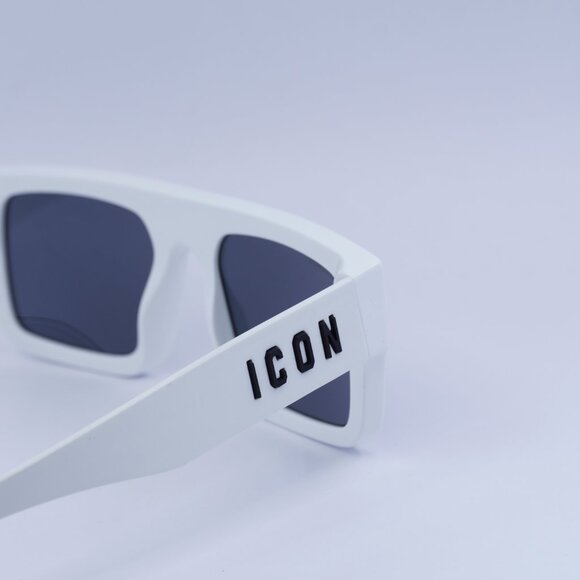 🕶️ New Dsquared2 ICON 0008/S 0VK6 IR Sunglasses - White Frame, Grey Lenses - Picture 10 of 10